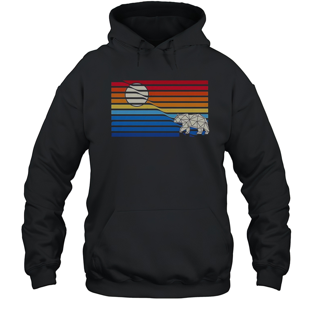 Moon Bear Geometry T-Shirt Unisex Hoodie