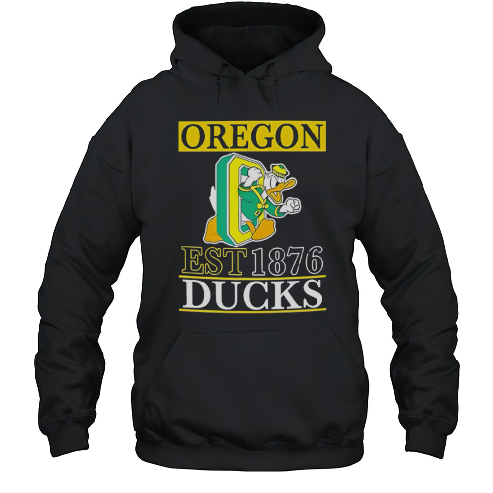 Oregon Ducks Est 1876 Shirt Unisex Hoodie