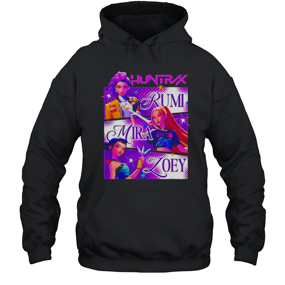 RumI Zoey Mira Huntrix Girls Kpop Demon Hunters Shirt Unisex Hoodie