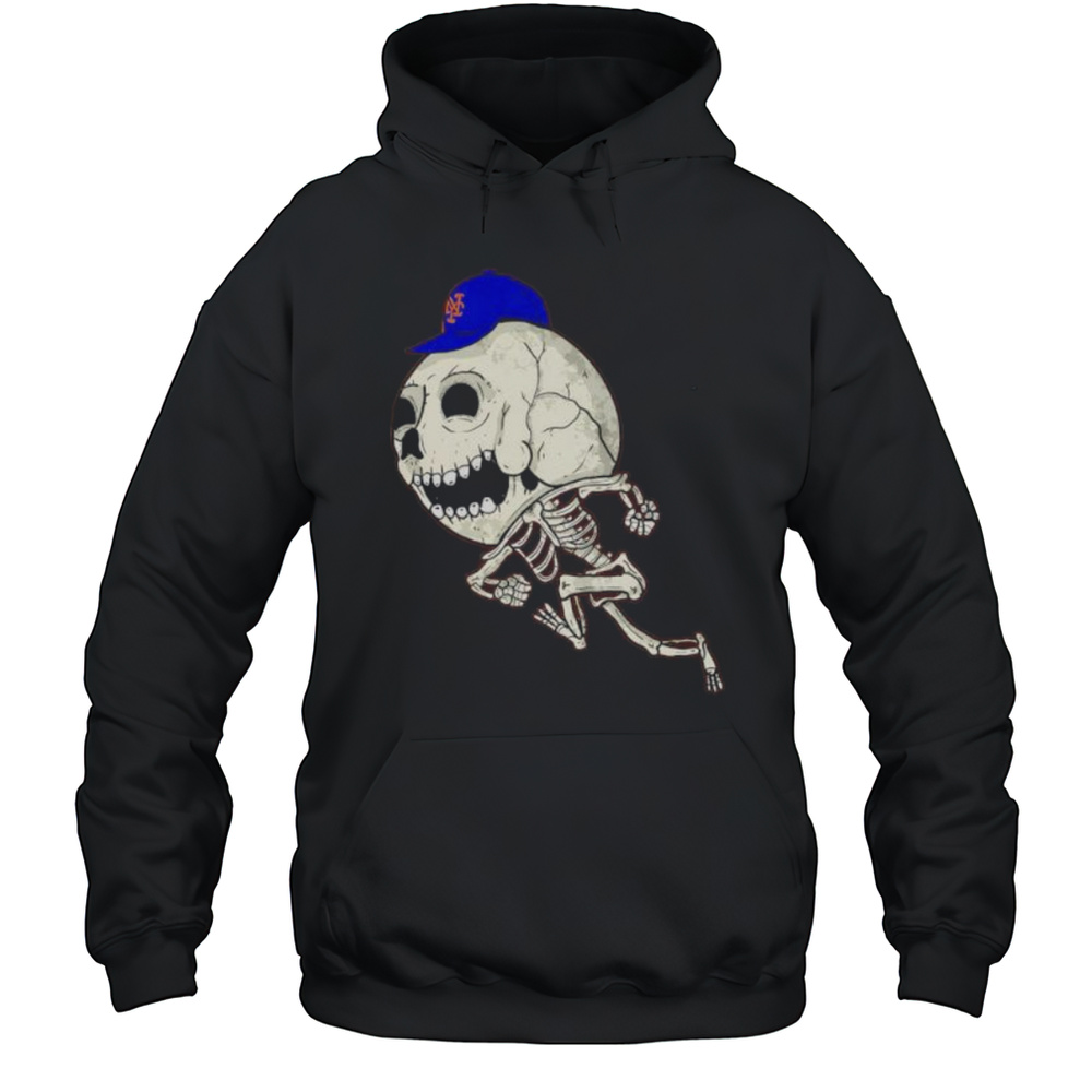 Skeleton Mr. Met Shirt Unisex Hoodie