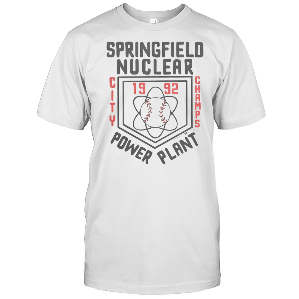 The Simpsons Springfield Nuclear Power Plant City Champs T-Shirt