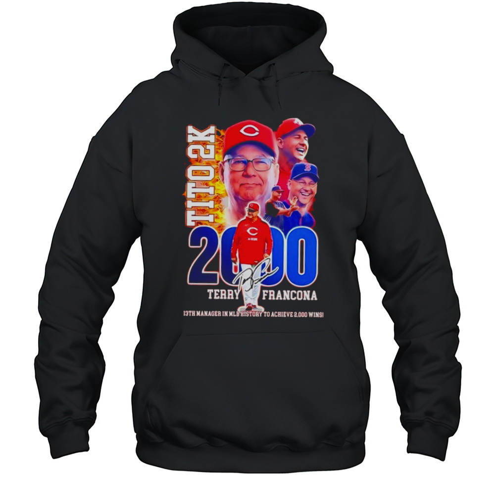 TITO 2K Congrats To Terry Francona On Becoming The 13th Signature Shirt Unisex Hoodie