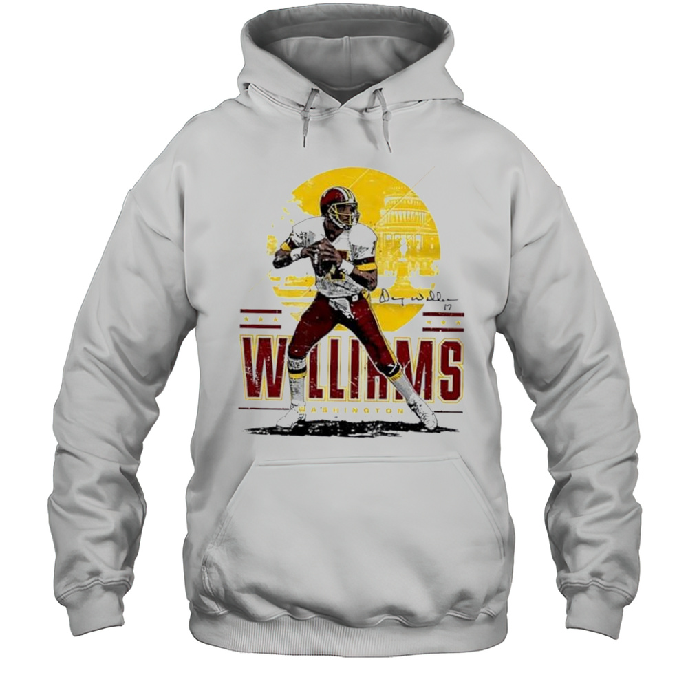 Washington Throwbacks Doug Williams Player Skyline Shirt Unisex Hoodie