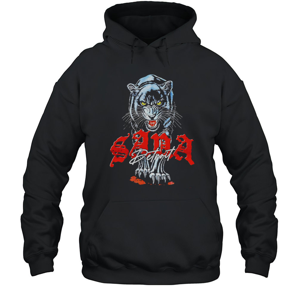 Wolf Black Sana Detroit Shirt Unisex Hoodie