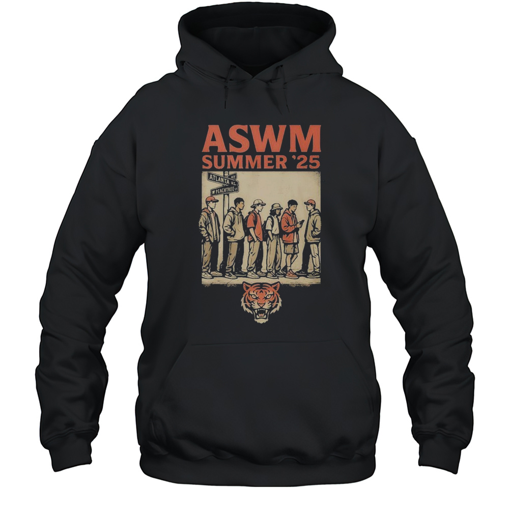 Aswm Summer 2025 Atlanta Tiger Shirt Unisex Hoodie