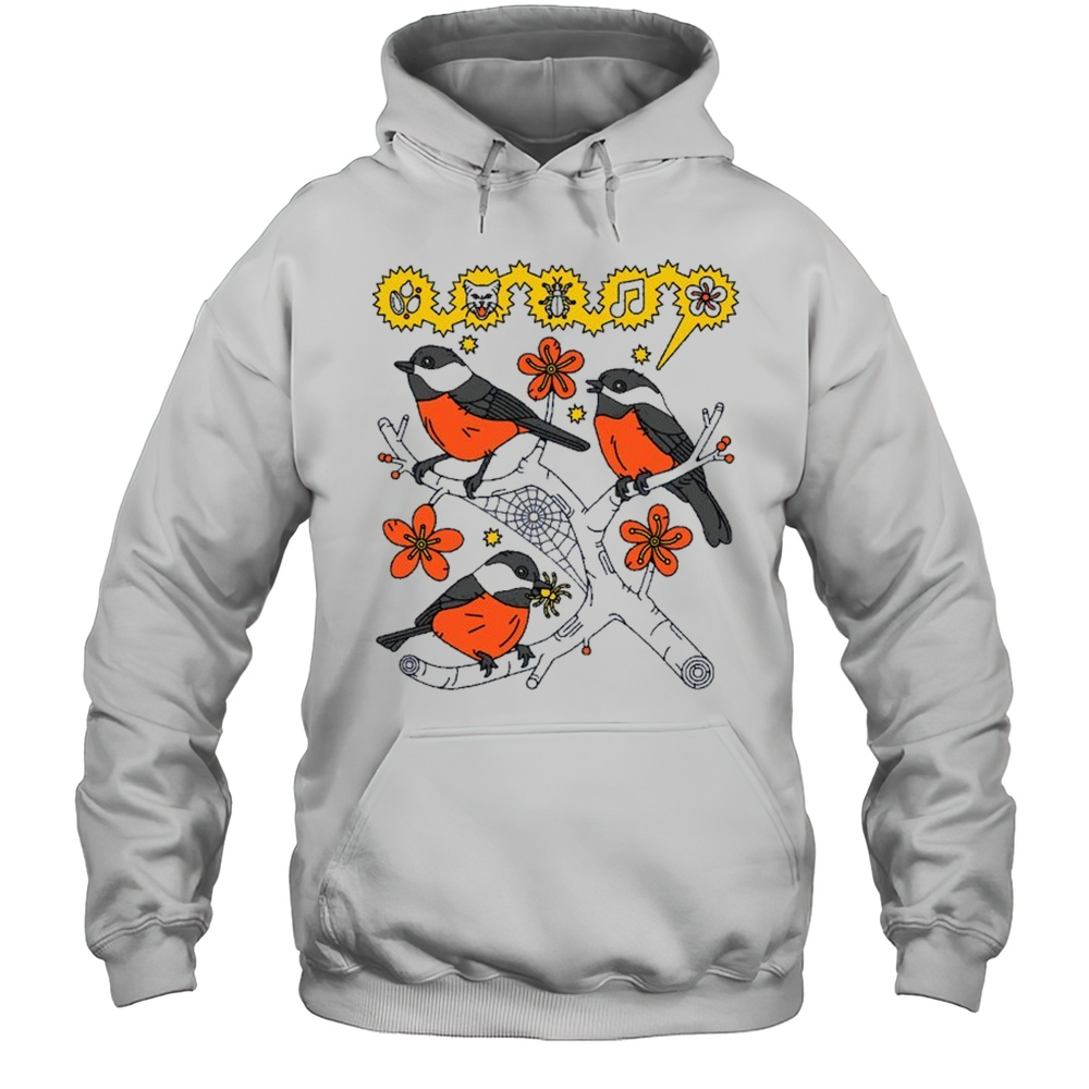 Bird Collective Chickadee T-shirt Unisex Hoodie
