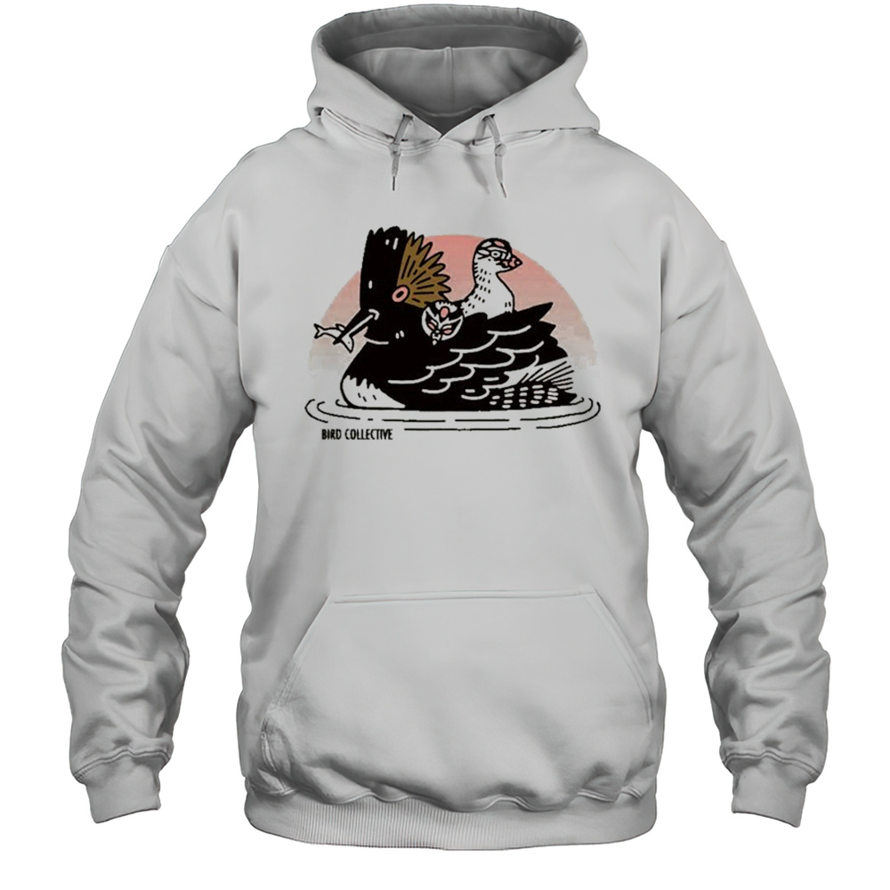 Bird Collective Eared Grebe T-shirt Unisex Hoodie