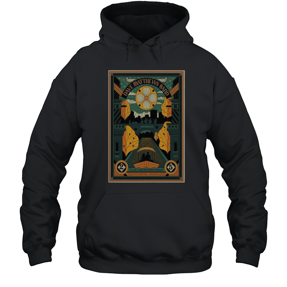 Dave Matthews Band 7-15-2025 Richmond VA Poster T-Shirt Unisex Hoodie