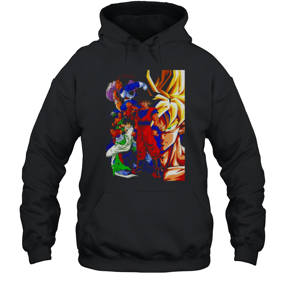Dragon Ball Z Shitajiki Goku Shirt Unisex Hoodie