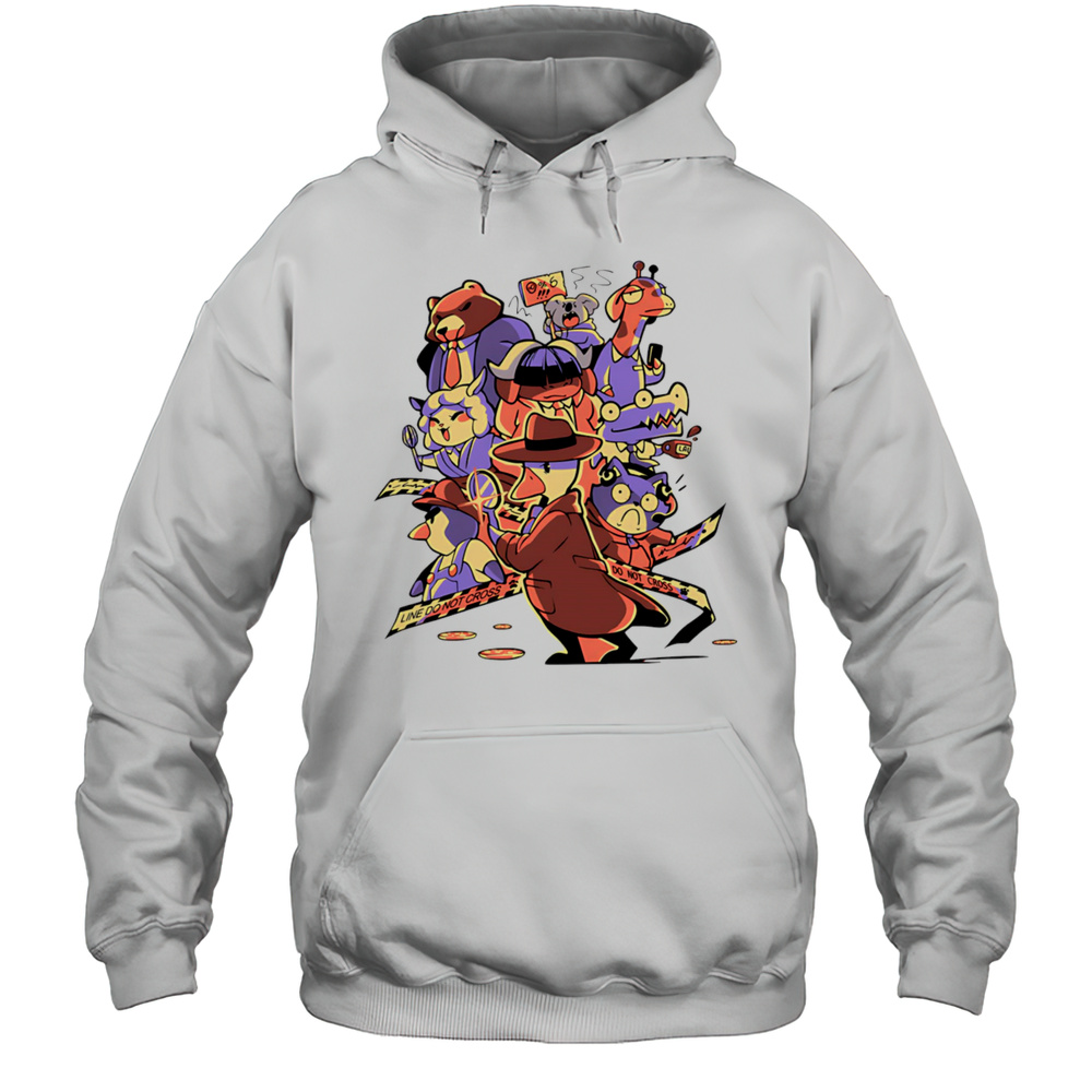 Duck Detective Cartoon Shirt Unisex Hoodie