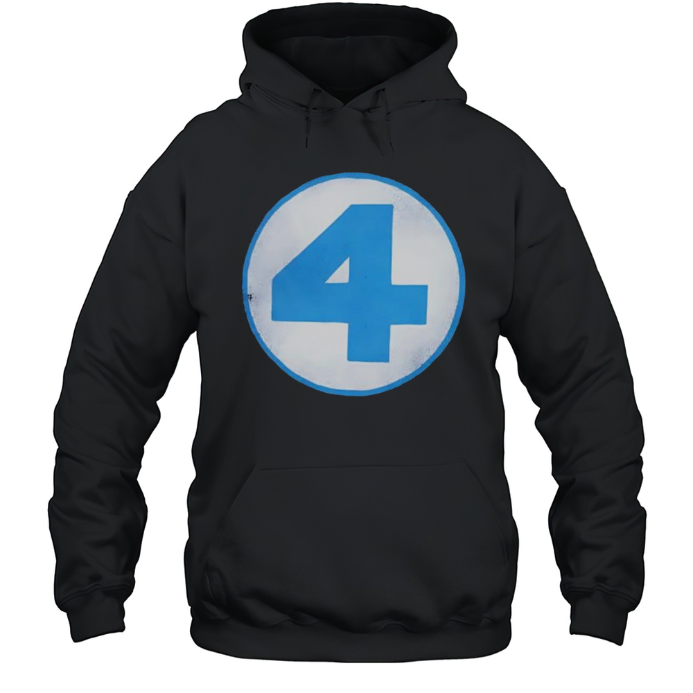 Fantastic Four Logo Retro Shirt Unisex Hoodie