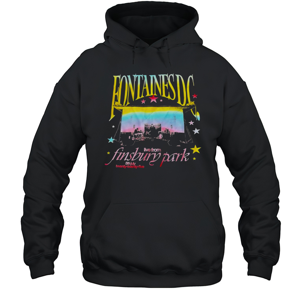 Fontaines Dc Live From Finsbury Park T-Shirt Unisex Hoodie
