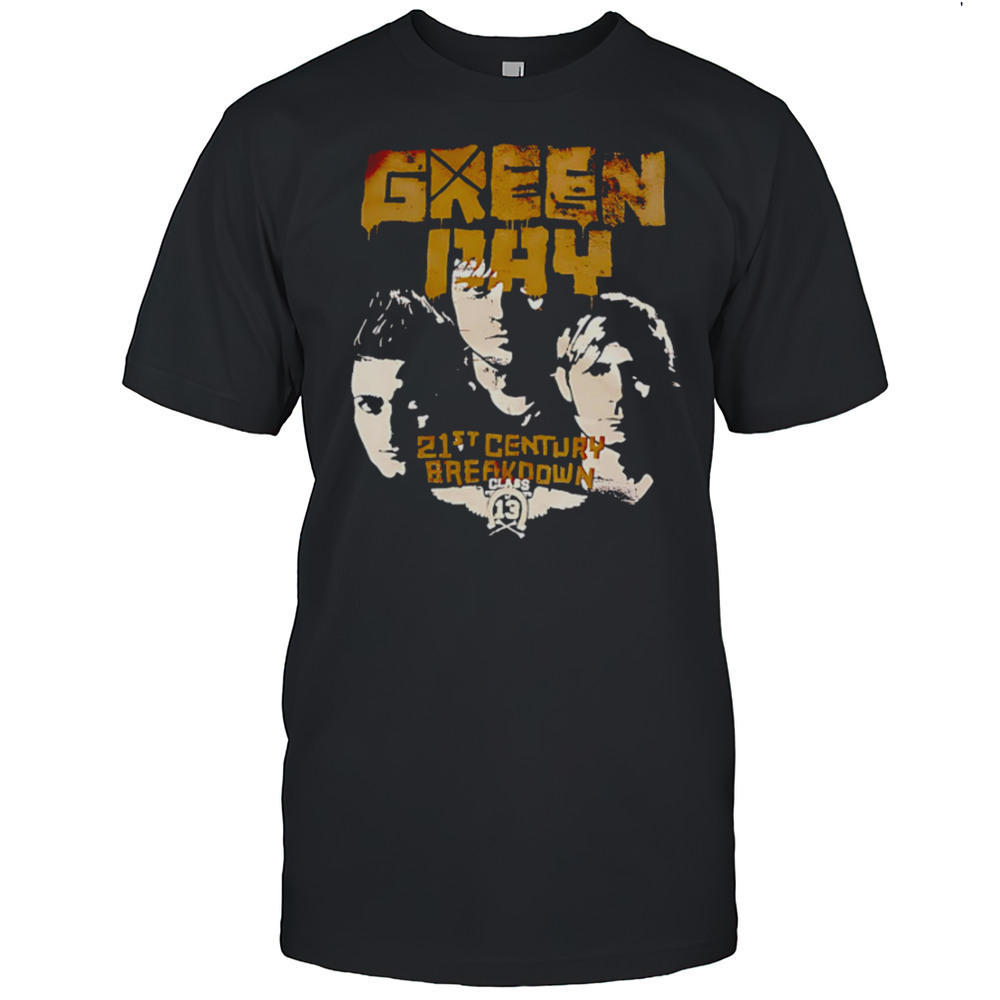 Green Day 21st Century Breakdown Retro Shirt