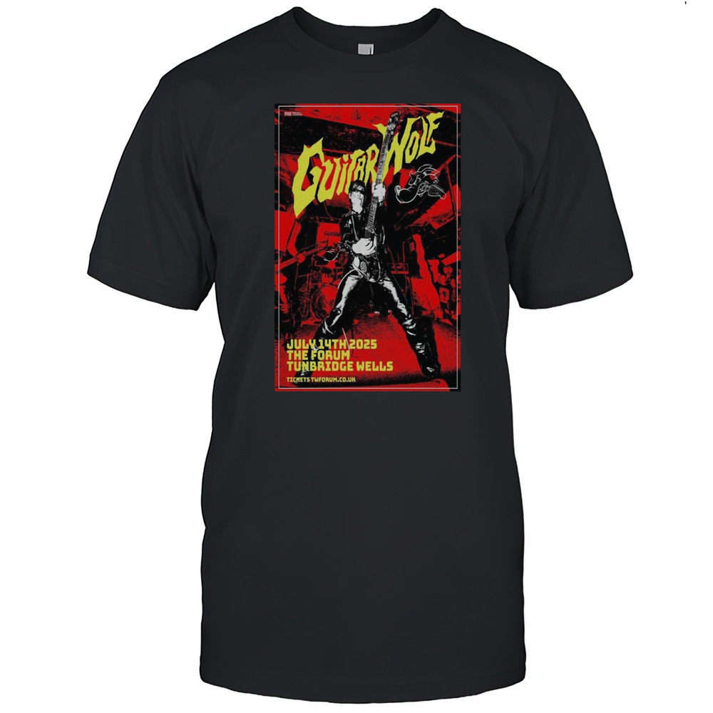 Guitar Wolf Poster 2025 Tunbridge Wells T-Shirt