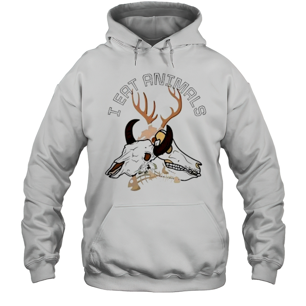 I Eat Animals Antelope Skull Shirt Unisex Hoodie