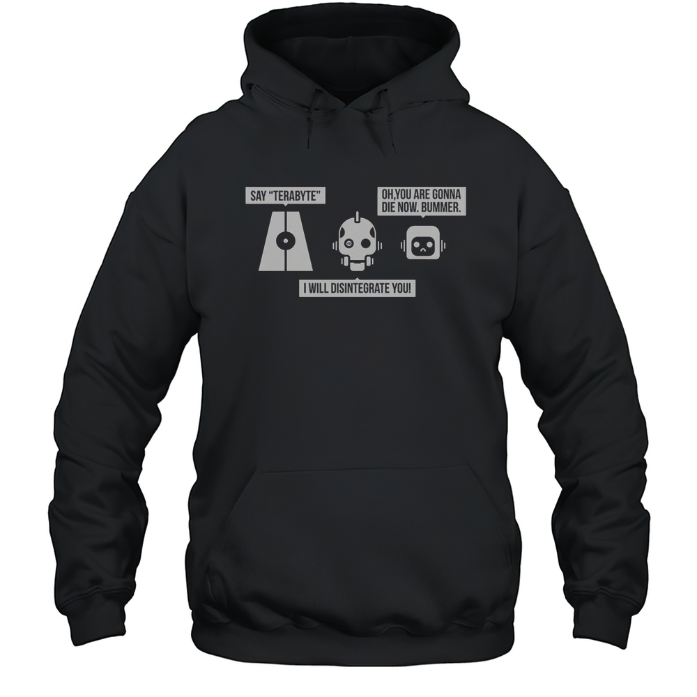 Love Dead  Robot The Three Robots T-Shirt Unisex Hoodie