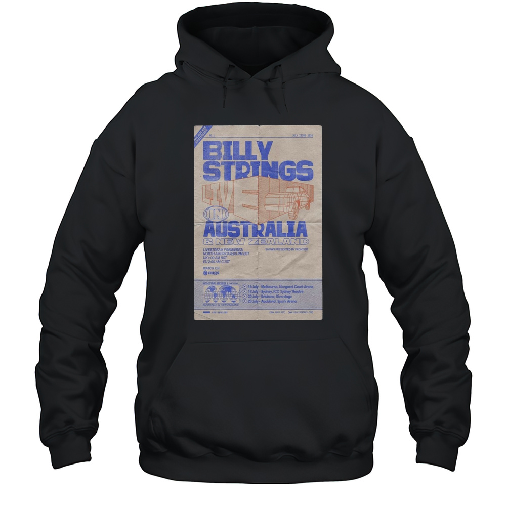 Melbourne Margaret Court Arena July 16 2025 Billy Strings Poster T-Shirt Unisex Hoodie