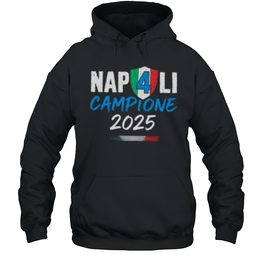 Napoli Campione 2025 Logo Shirt Unisex Hoodie