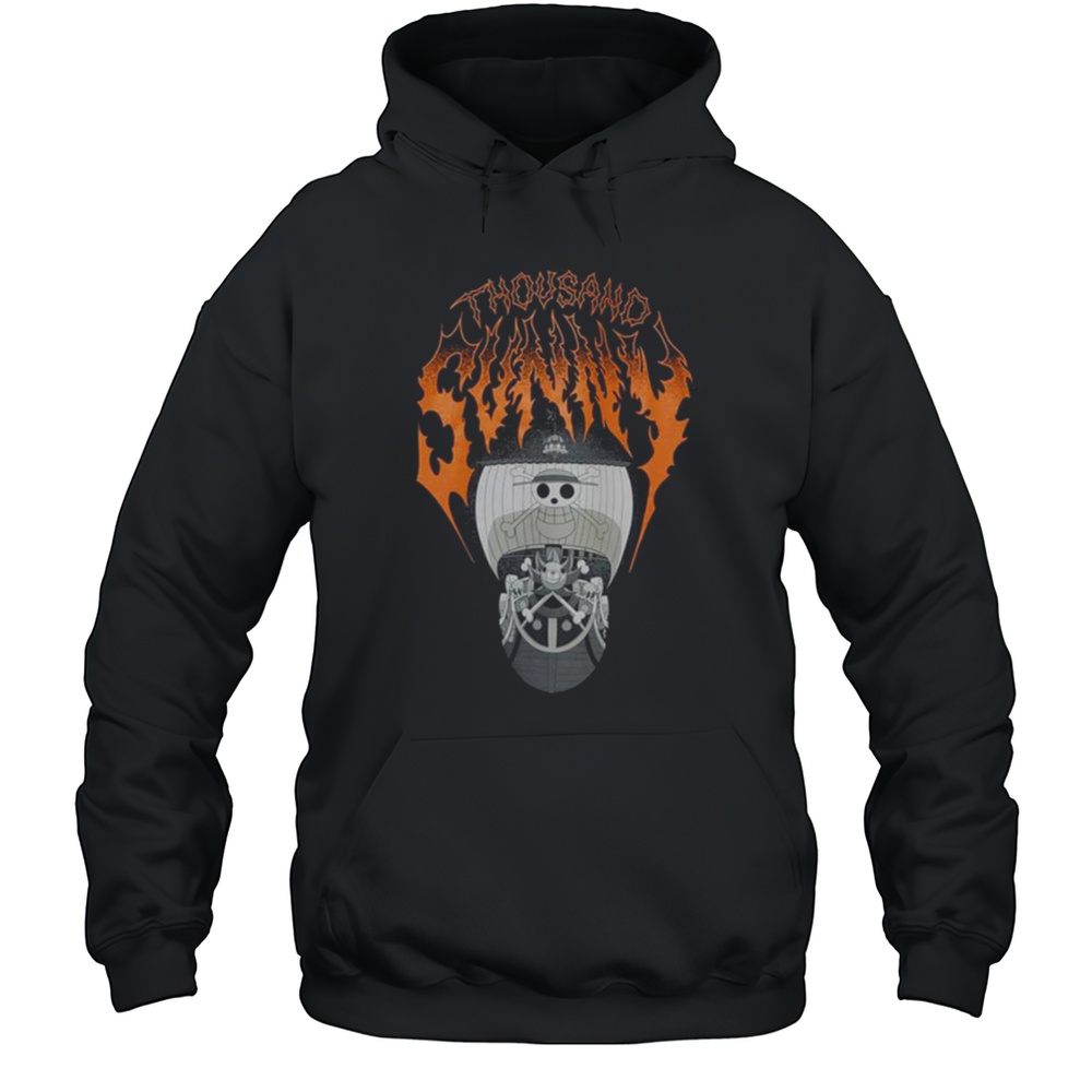 One Piece Thousand Sunny Metal T-Shirt Unisex Hoodie