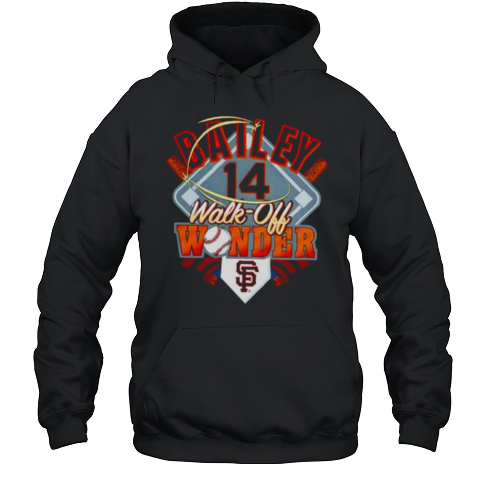 Patrick Bailey 14 San Francisco Giants Walk Off Wonder Shirt Unisex Hoodie