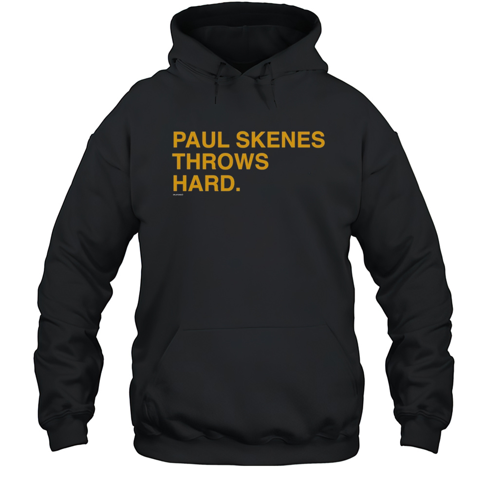 Paul Skenes Throws Hard T-shirt Unisex Hoodie
