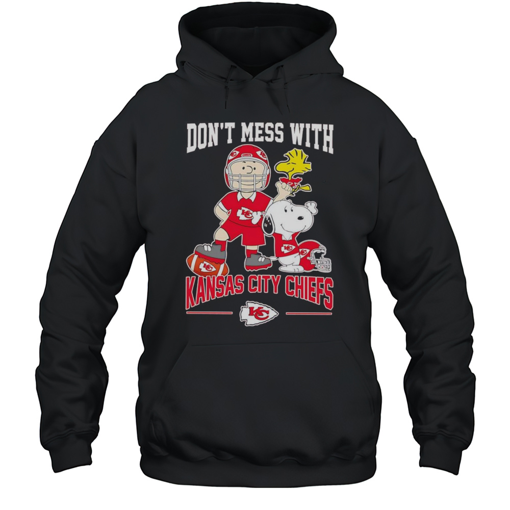 Peanuts Dont Mess With Kansas City Chiefs Shirt Unisex Hoodie