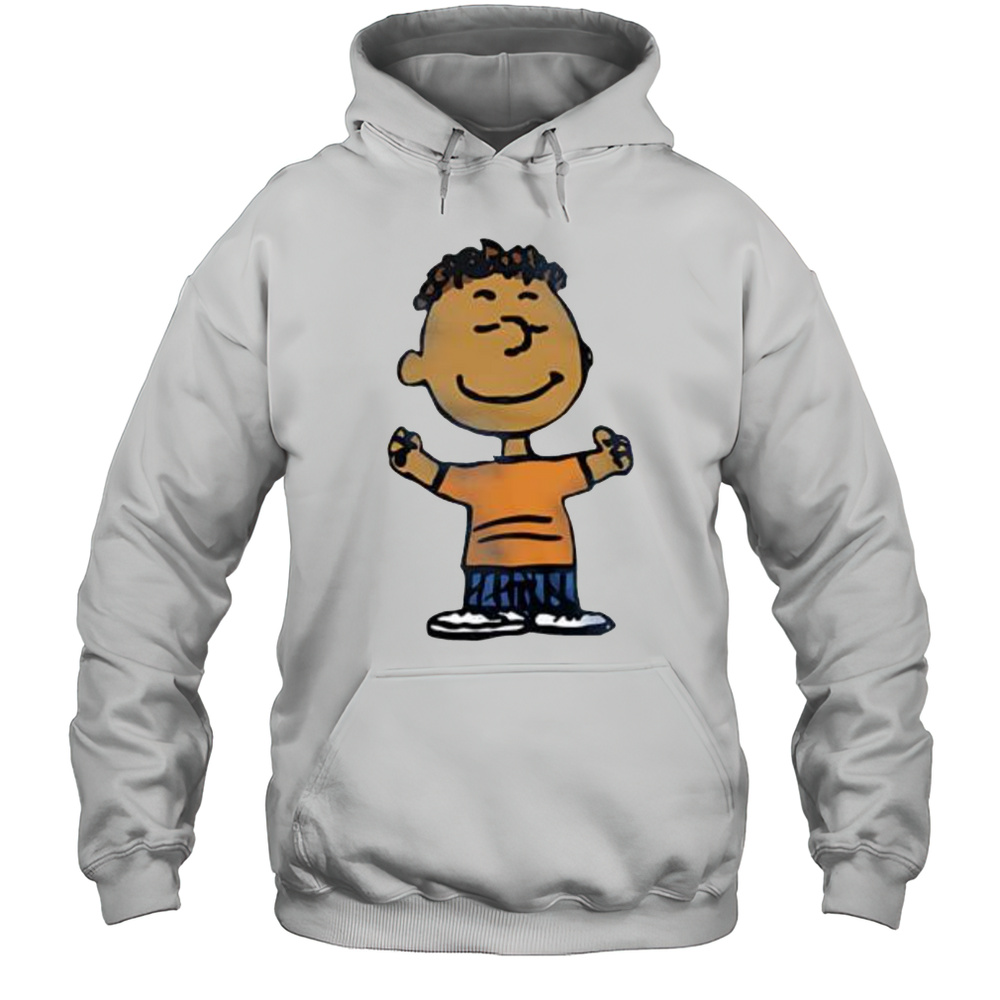 Peanuts Franklin Character Cartoon Cute Shirt Unisex Hoodie