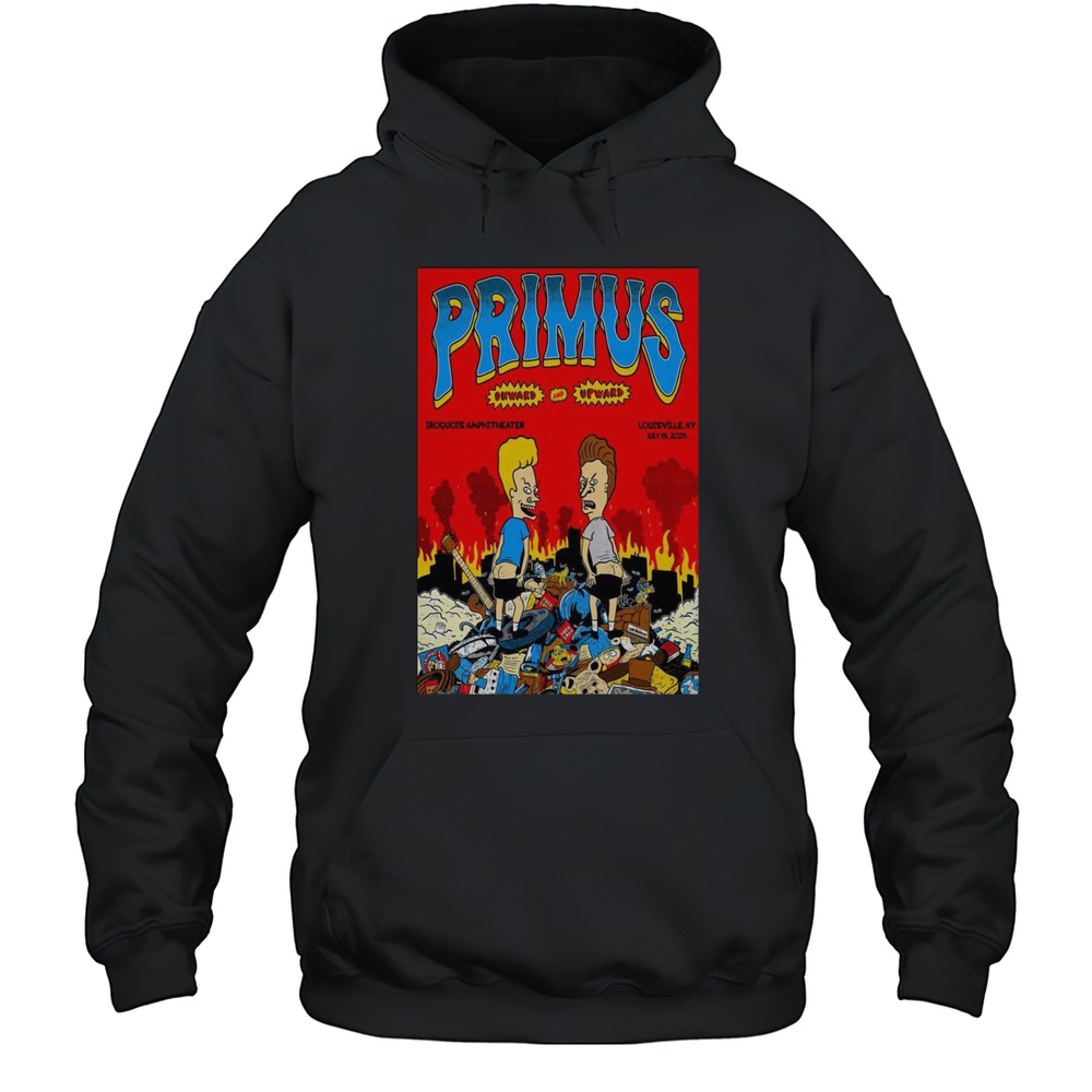 Primus Iroquois Amphitheater In Louisville KY 7-15-2025 Poster T-Shirt Unisex Hoodie