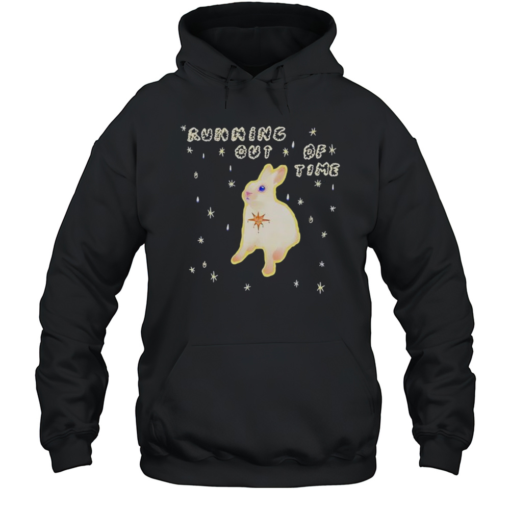 Rabbit Running Out Of Time Shirt Unisex Hoodie