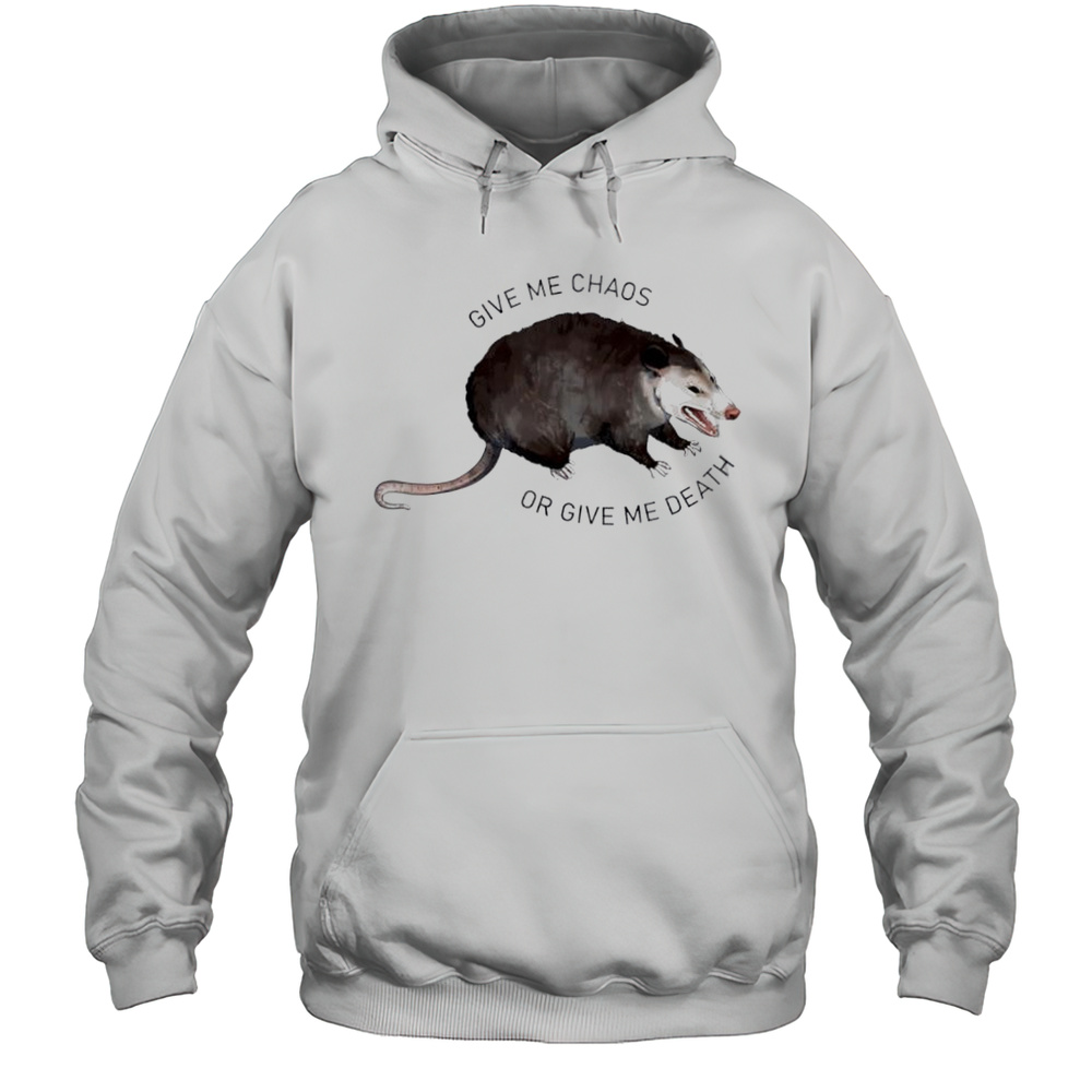 Rat Give Me Chaos Or Give Me Death Shirt Unisex Hoodie