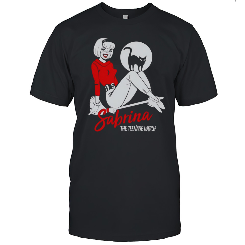 Sabrina The Teenage Witch On Broom Shirt