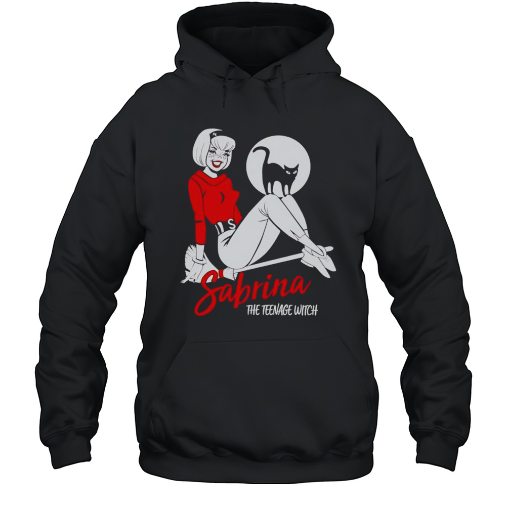 Sabrina The Teenage Witch On Broom Shirt Unisex Hoodie