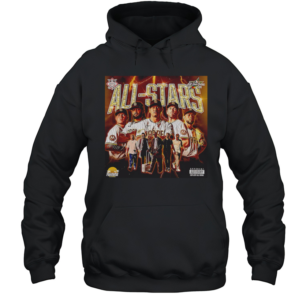 San Diego Padres All-Stars Boy Band Poster Shirt Unisex Hoodie