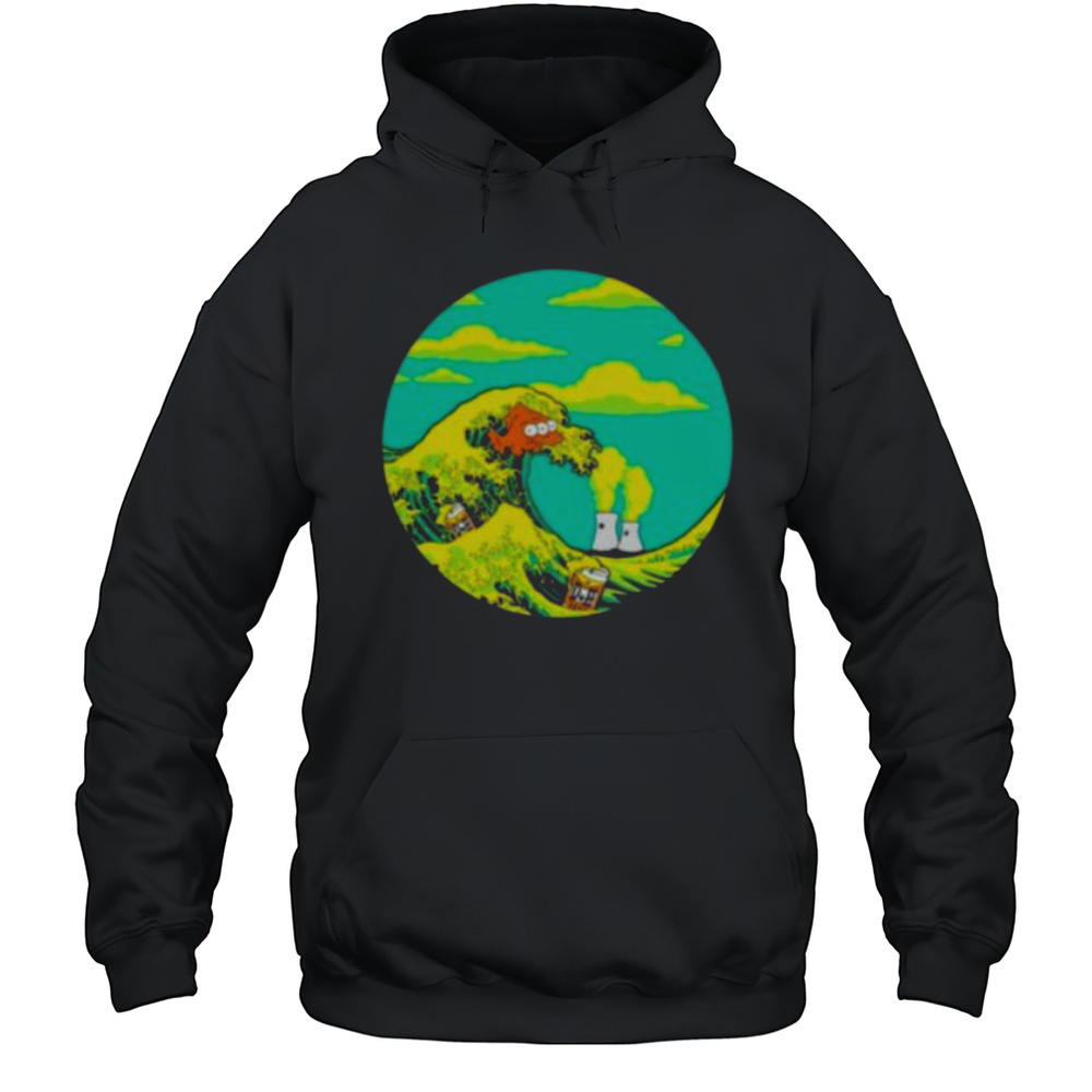 The Great Wave Off Springfield Shirt Unisex Hoodie