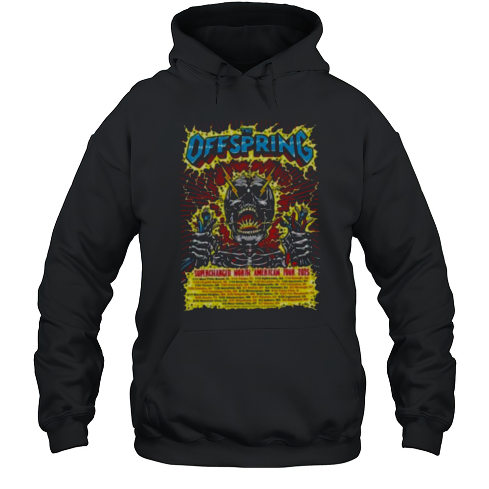The Offspring Supercharged North American Tour 2025 Shirt Unisex Hoodie
