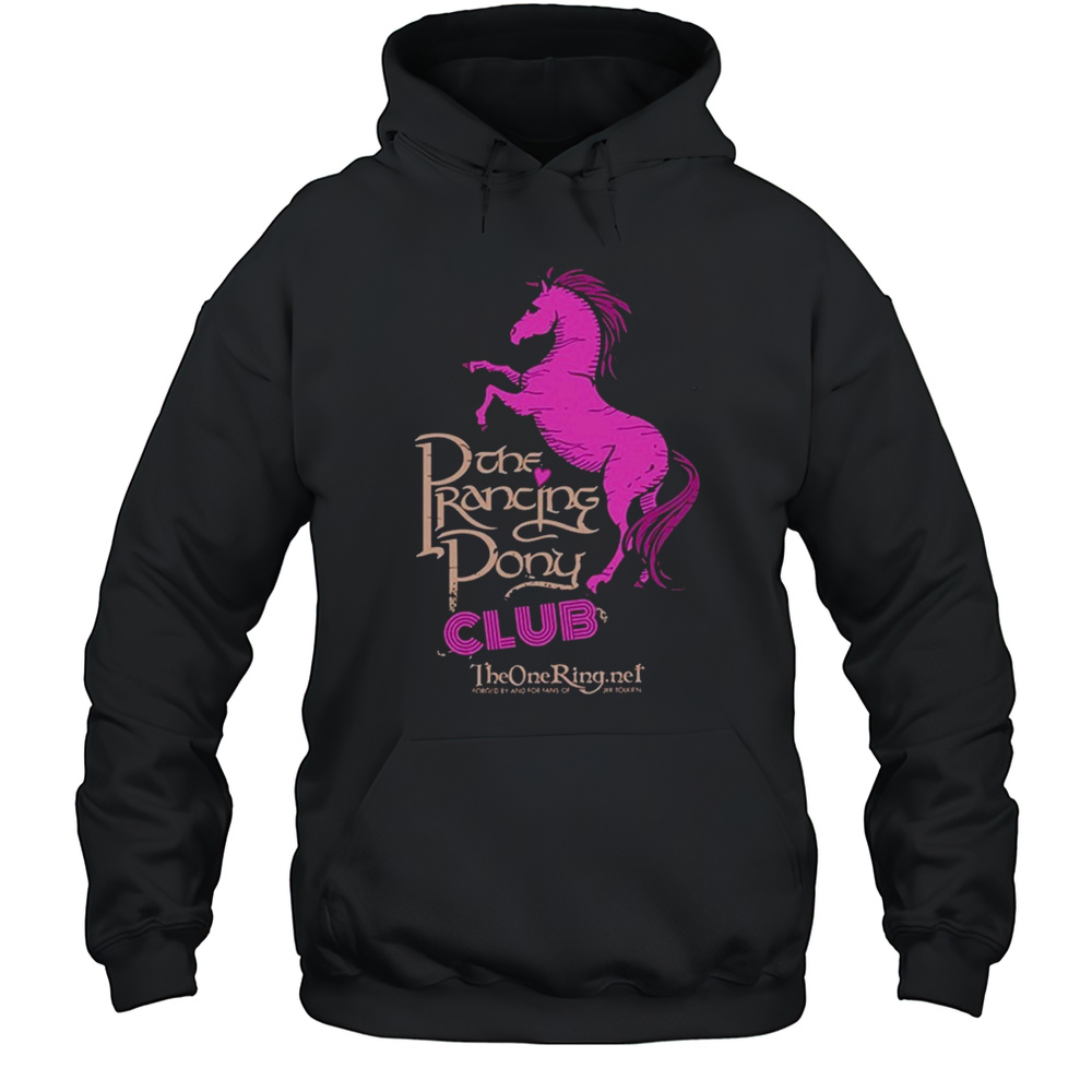 The Prancing Pony Club Horse T-shirt Unisex Hoodie