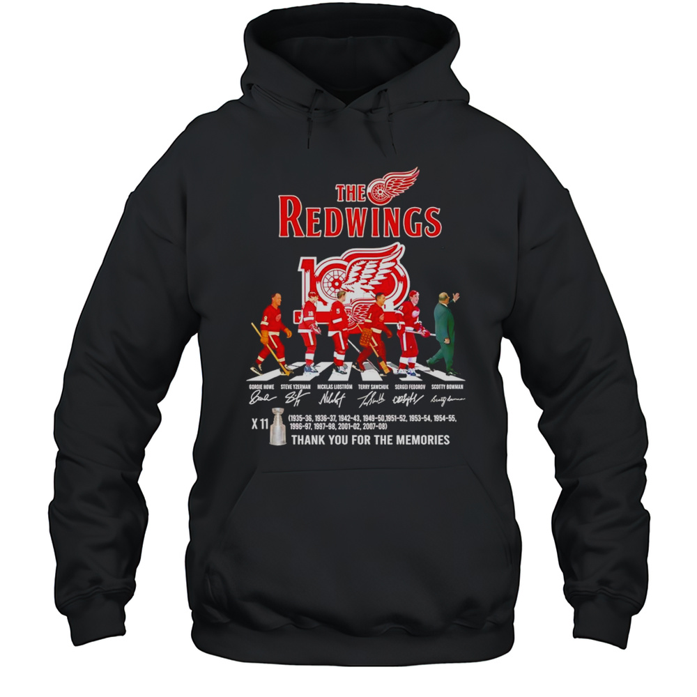 The Redwinsg Abbey Road Thank You For The Memories Shirt Unisex Hoodie