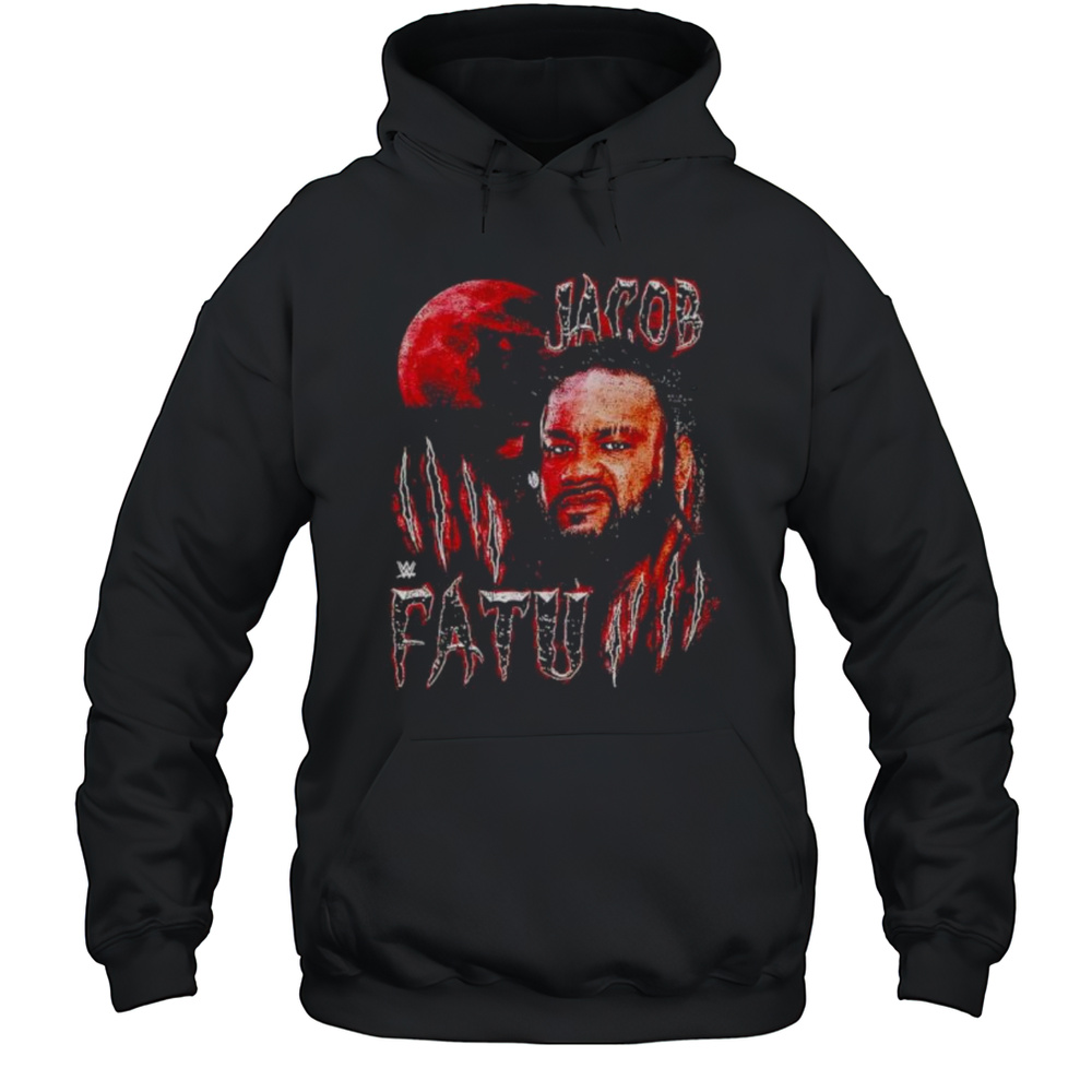 WWE Jacob Fatu Wolf Moon Retro Shirt Unisex Hoodie