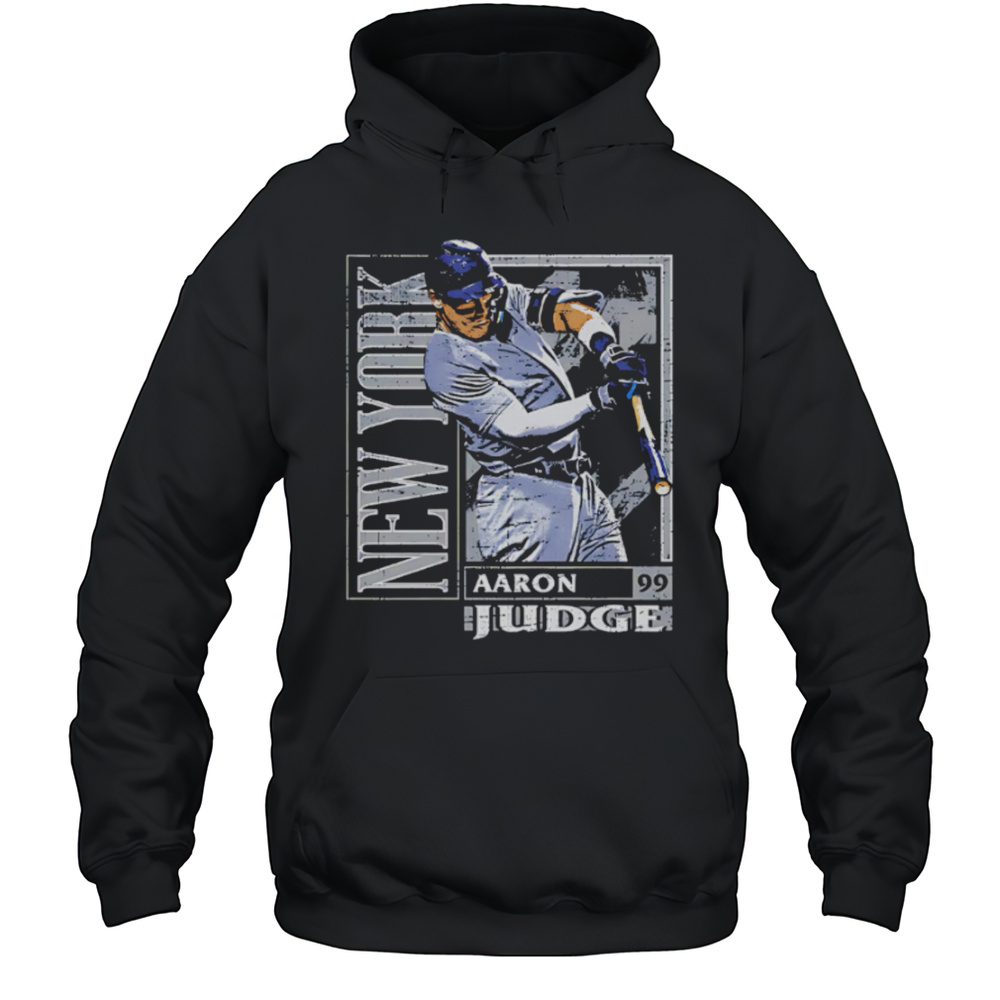 Aaron Judge New York Yankees Card Style Retro Shirt Unisex Hoodie