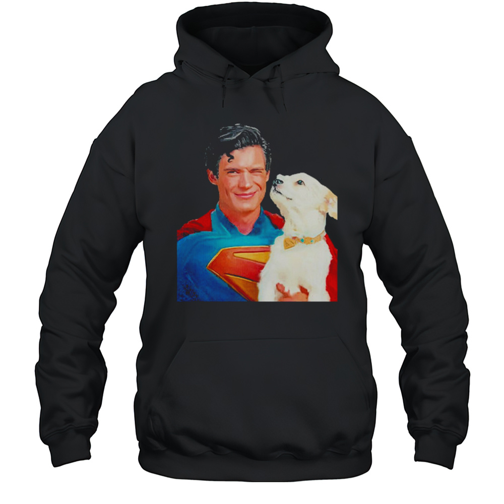 Clark Kent And Krypto The Superdog T-Shirt Unisex Hoodie