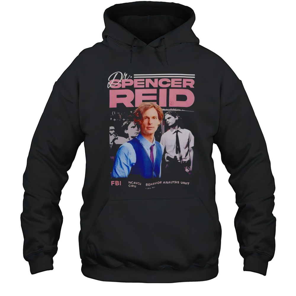 Criminal Minds Dr Spencer Reid T-Shirt Unisex Hoodie
