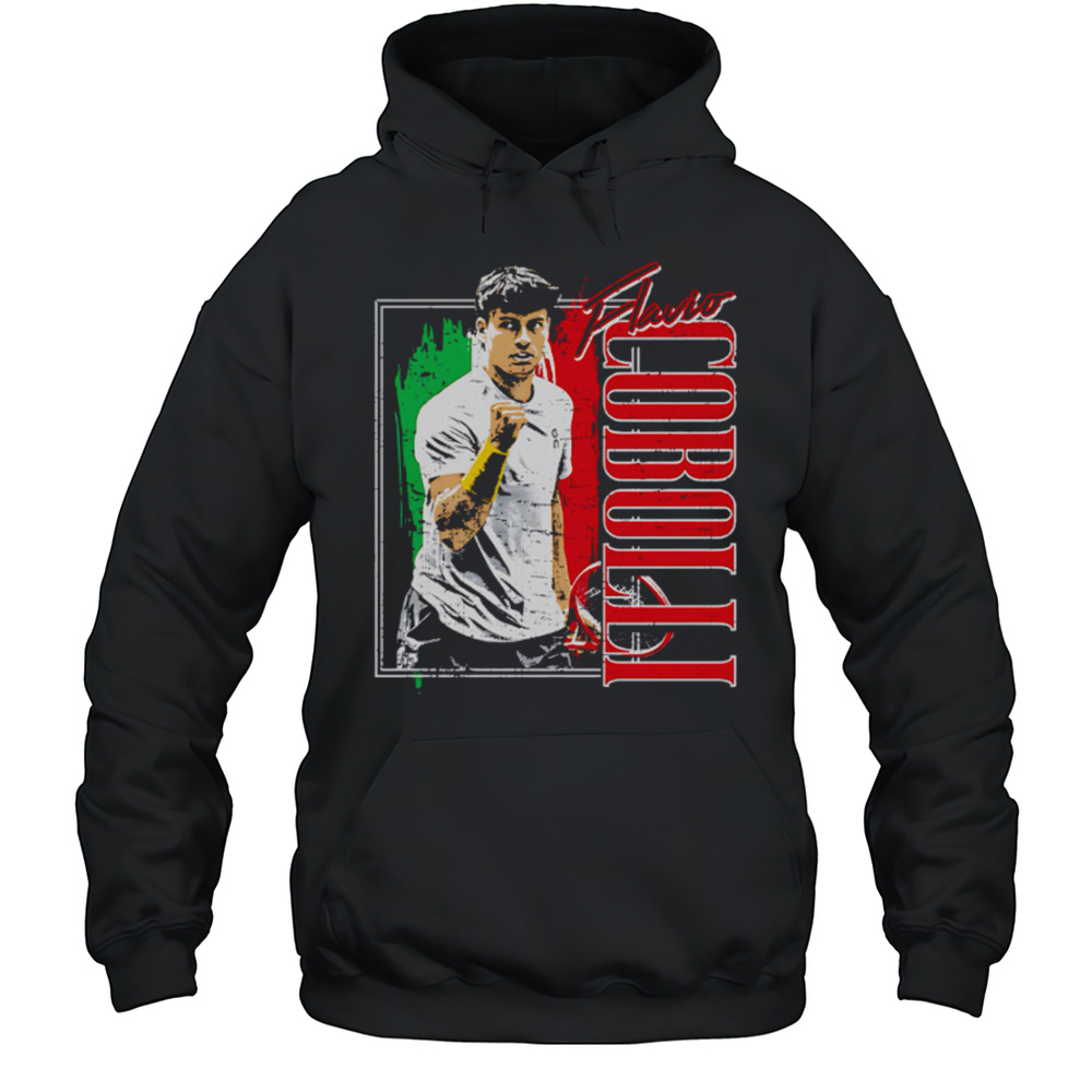 Flavio Cobolli Italian Tennis Player Country Shirt Unisex Hoodie
