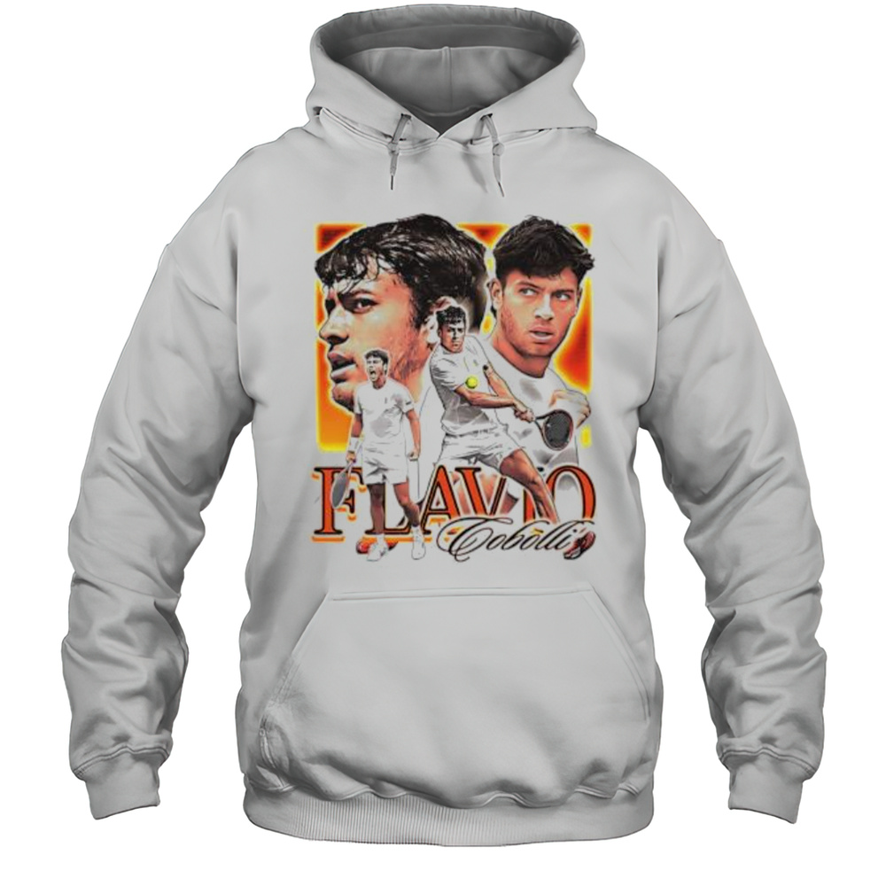 Flavio Cobolli Italian Tennis Player Shirt Unisex Hoodie