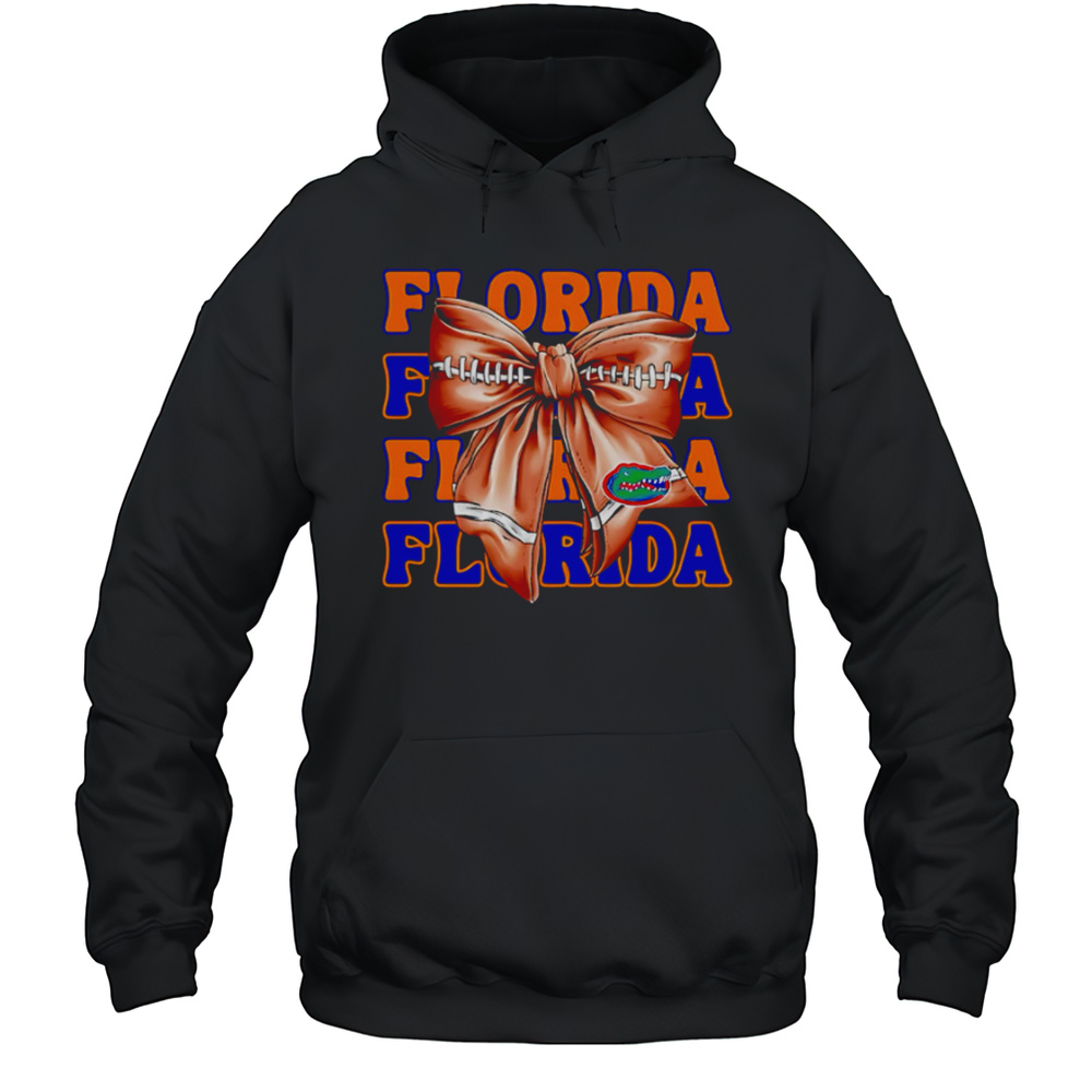 Florida Gators Bow Repeat Design Shirt Unisex Hoodie