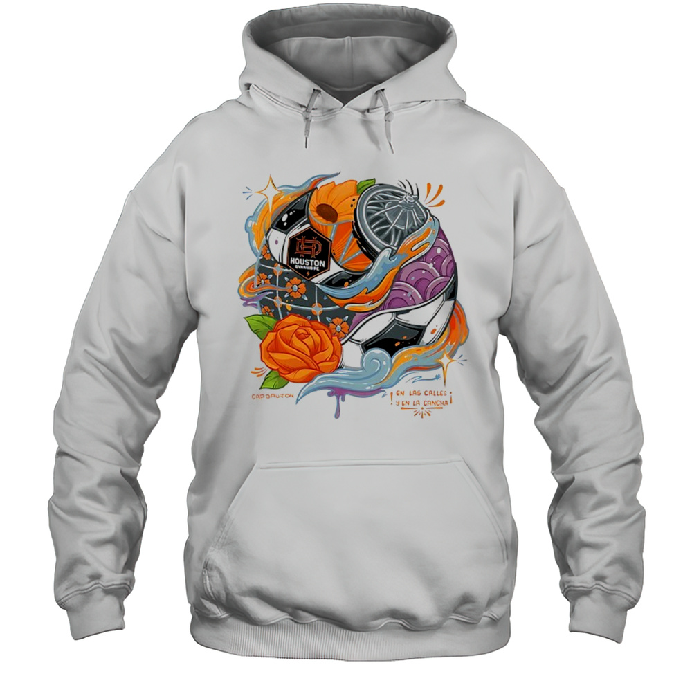 Houston Dynamo FC X Free Walls H-Town Collection Ball Shirt Unisex Hoodie