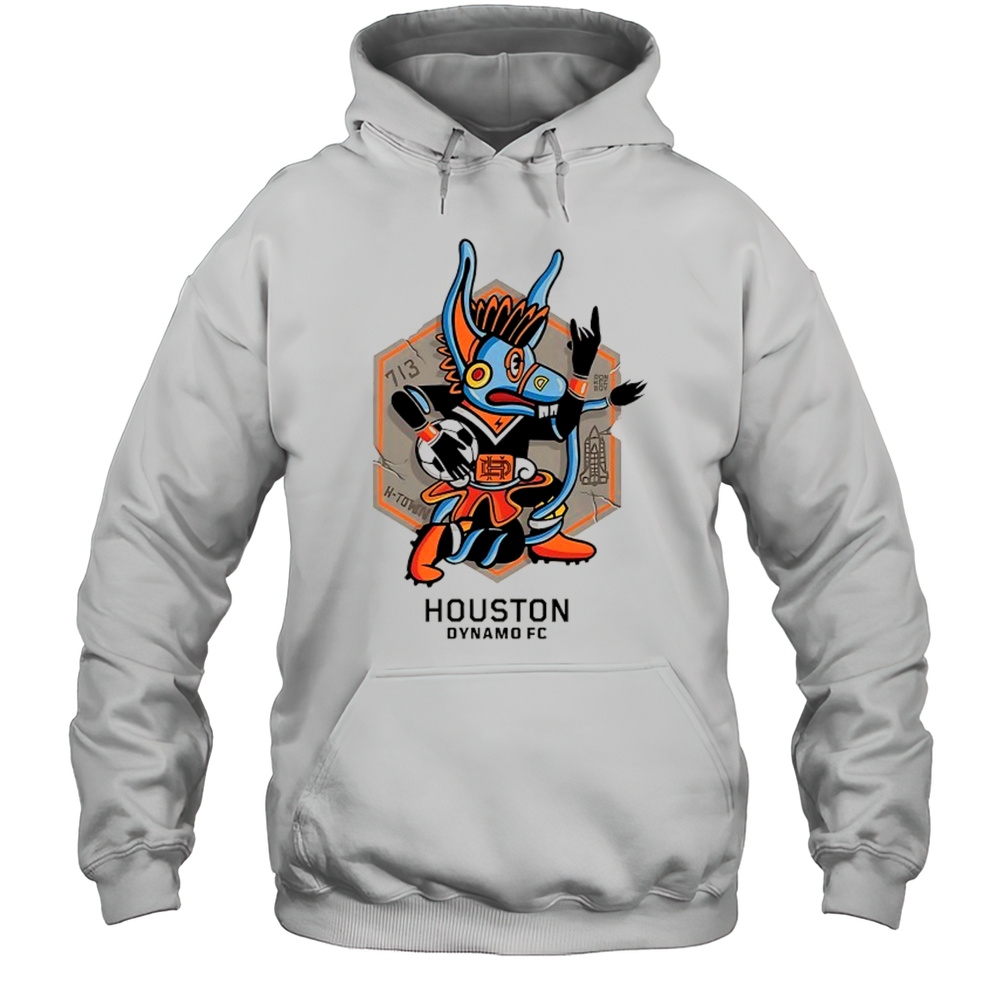 Houston Dynamo FC X Free Walls H-Town Collection Hexagon Shirt Unisex Hoodie