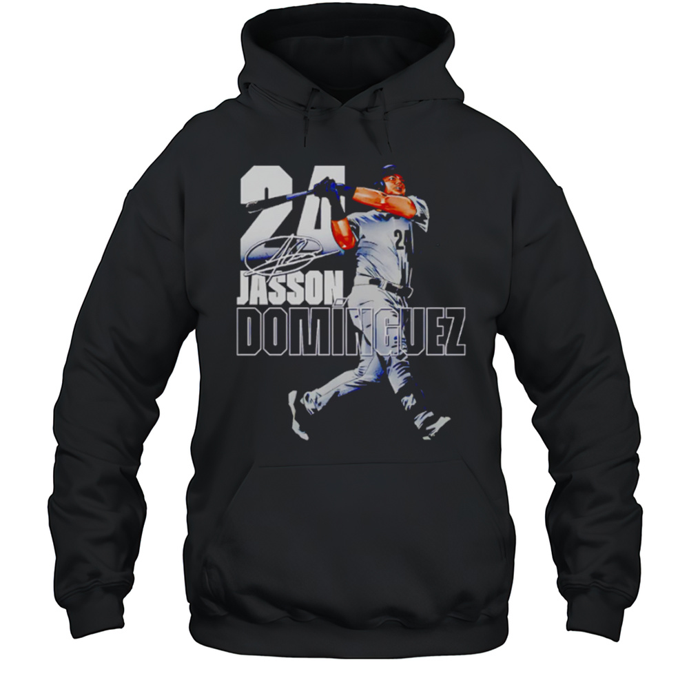 Jasson Dominguez 24 New York Yankees Stance Signature Shirt Unisex Hoodie