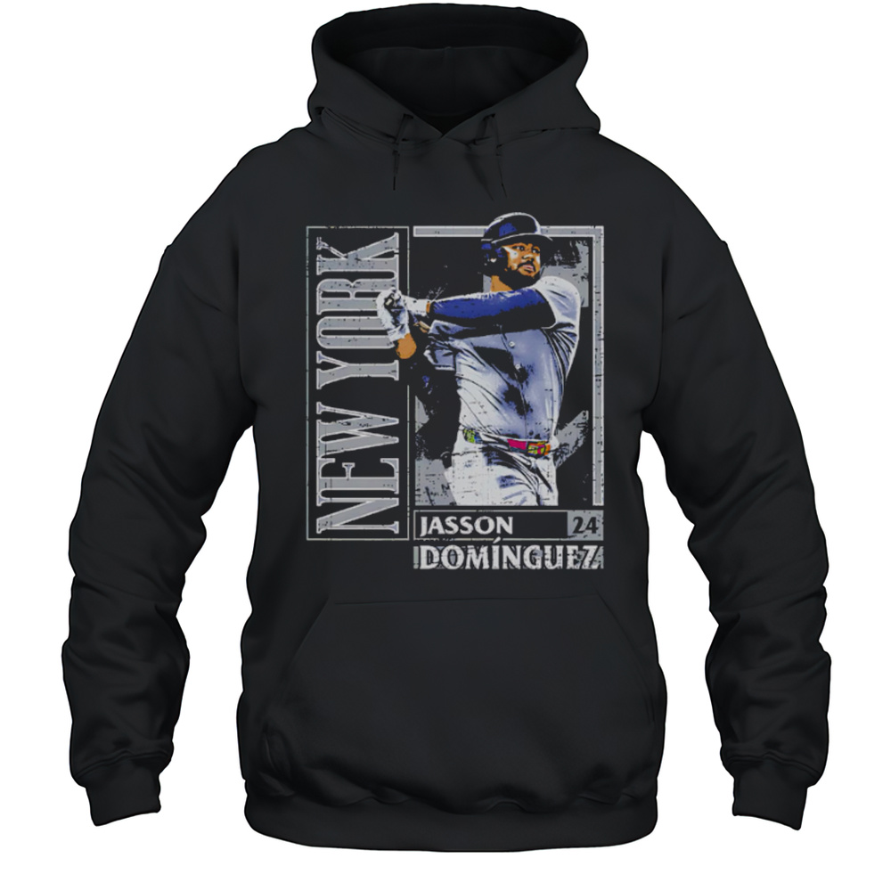 Jasson Dominguez New York Yankees Card Style Shirt Unisex Hoodie
