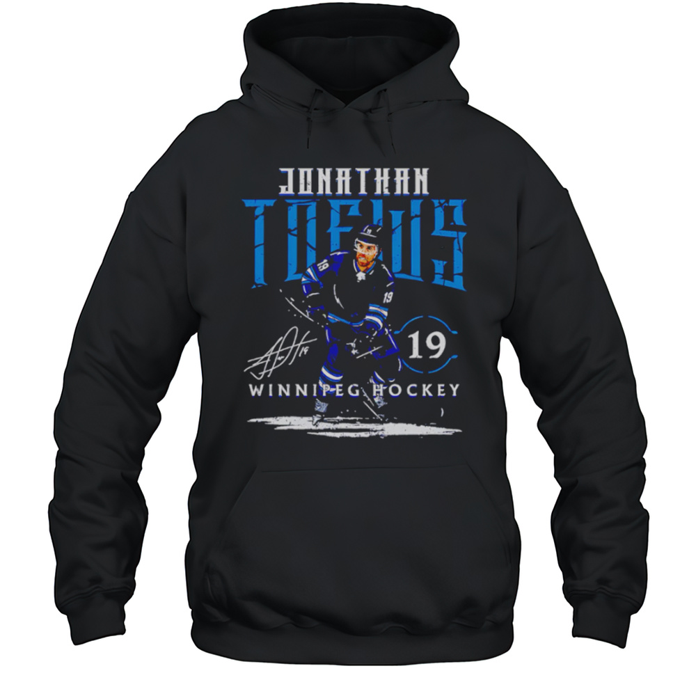 Jonathan Toews 19 Winnipeg Player Name Signature Hockey Shirt Unisex Hoodie