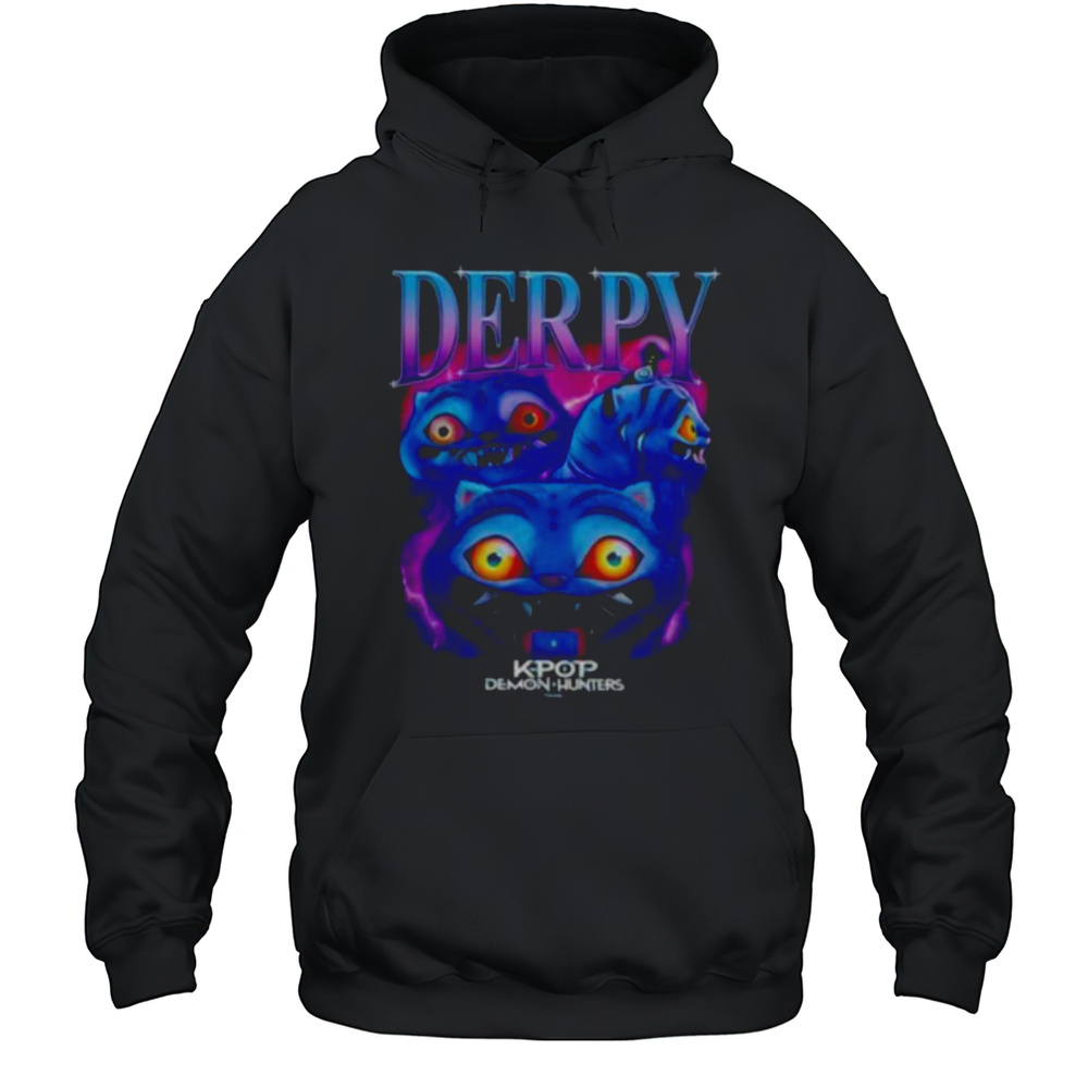 KPop Demon Hunters Derpy Tiger Shirt Unisex Hoodie